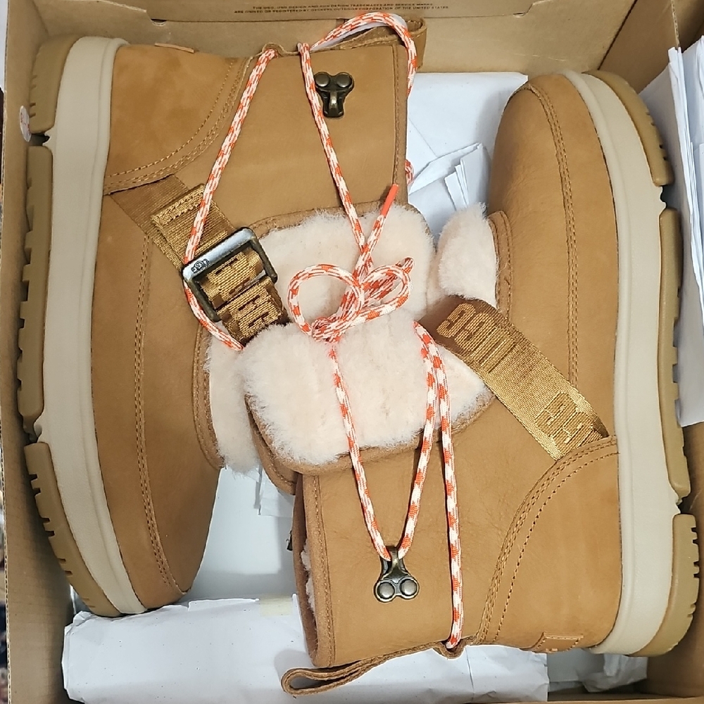 UGG Classic Weather Hiker Boots - Brown and Cream